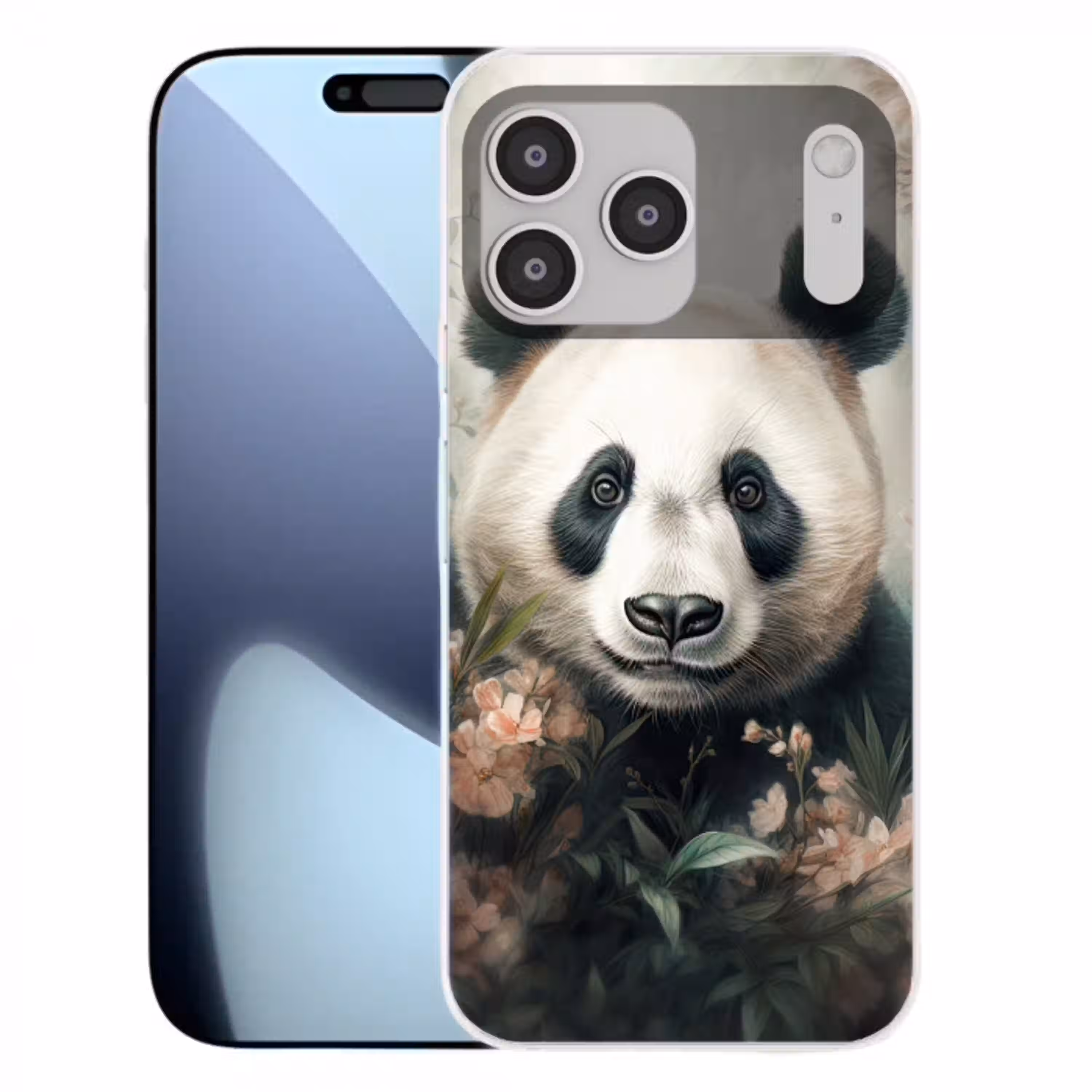 Panda - Dieren - Bloemen - Planten Telefoonhoesje iPhone 17 Pro Max klein -3d