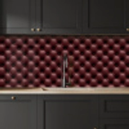 Leer - Patroon - Bordeaux keuken achterwand 2 middel 871 -sfeer1