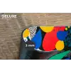 Abstract - Planten - Vormen - Kleurrijk Placemat vinyl groot -closeup