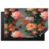 Dahlia - Bloemen - Patroon Inductie beschermer vinyl 3mm klein 276 -3d