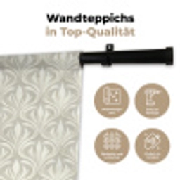Barok - Patroon - Beige Wandkleed katoen klein 269 -tsfeer2_DE