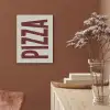 Pizza - Vintage - Decoratie - Japandi PET vilt klein -sfeer4