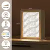 Wit - Goud - Marmer - Grijs Light Box met kabel (Tafellamp) klein 925 -USP_FR
