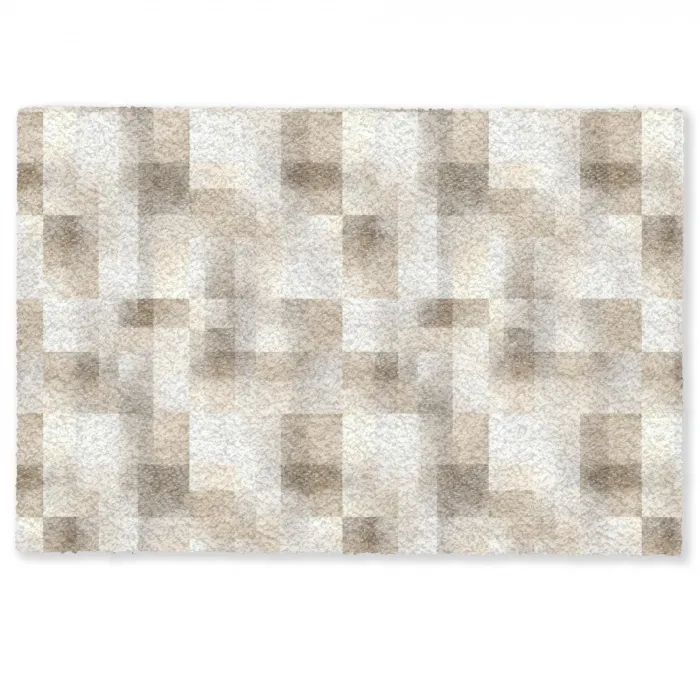 Textuur - Linnen - Beige Deurmat klein 898 -zkaufland3d