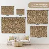 Graniet  - Beige - Patroon Wandkleed katoen klein 269 -tsfeer8_DE