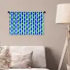 Vlekken - Groen - Blauw - Neon Wandkleed katoen klein 269 -sfeer4