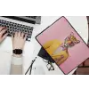 Tijger - Bril - Geel - Jasje laptophoes neopreen klein -bureau