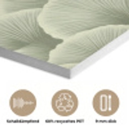 Waaier - Blad - Groen PET vilt klein 837 -closeup_DE