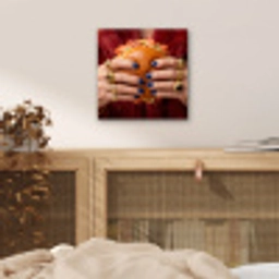 Broodje - Bontjas - Goud aluminium wit klein -sfeer3