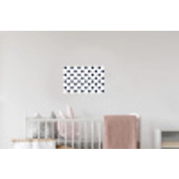 Klassiek - Stippen - Blauw Muursticker klein 286 -kinderkamer