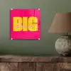 Dream big - Roze - Geel - Minimalistisch plexiglas 5mm klein -sfeer3