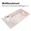 Marmer - Patroon - Pastel - Abstract - Marmerlook - Luxe Muismat XXL klein -sfeer4