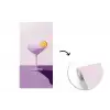 Cocktail - Paars - Minimalistisch - Citroen fotobehang vinyl groot -3d