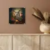 Uil - Vogel - Bloemen - Planten - Botanisch plexiglas 5mm klein -sfeer5