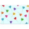 Lolly - Regenboog - Snoep tuinposter los doek groot -3d