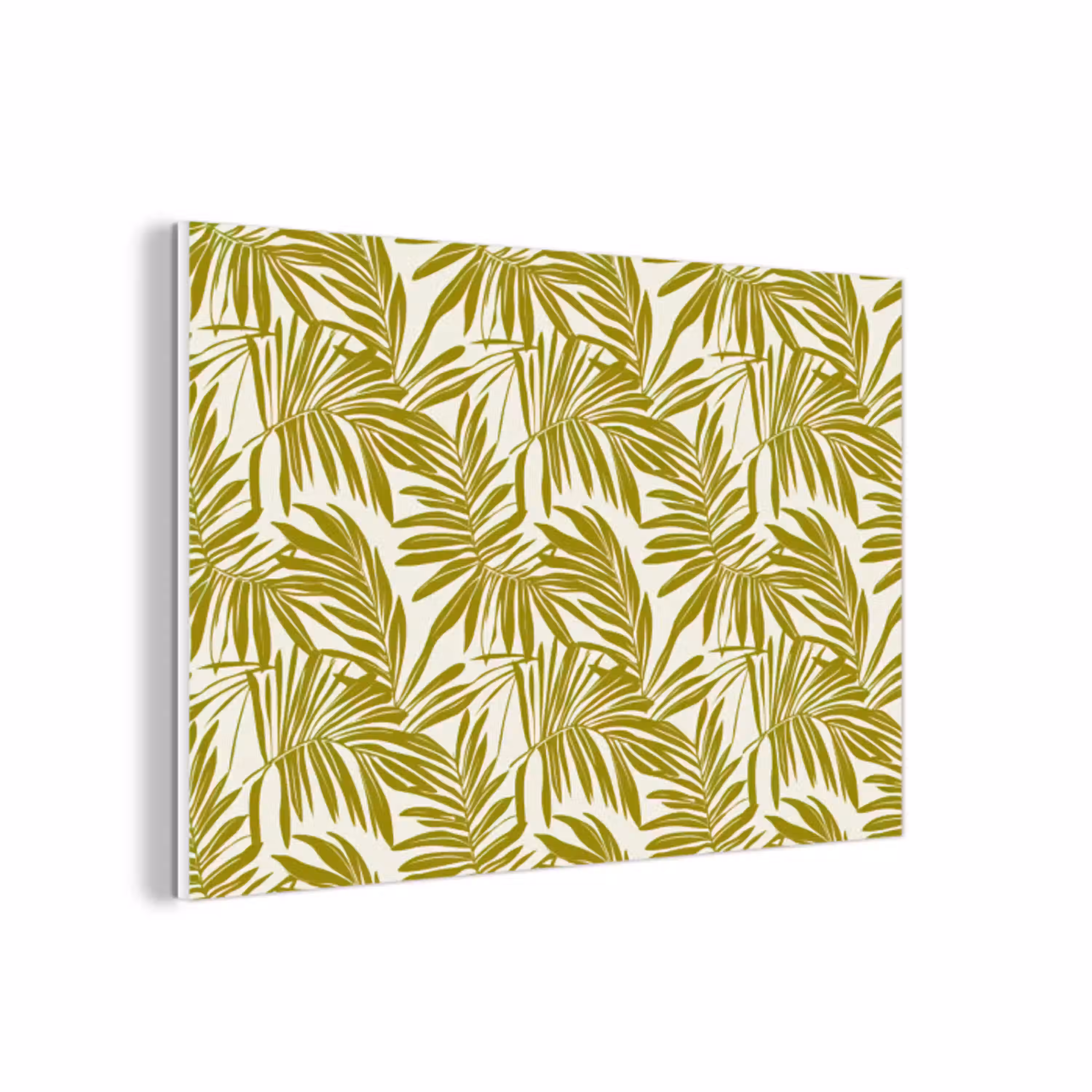 Palmblad - Patroon - Groen forex 5mm xxl 6 -3d