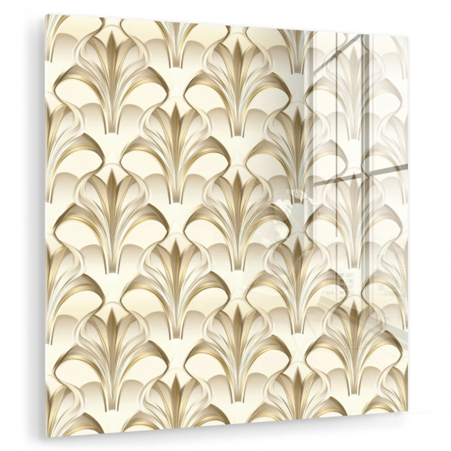 Ornament - Barok - Goud plexiglas 5mm klein 11 -zzzproduct_nieuw