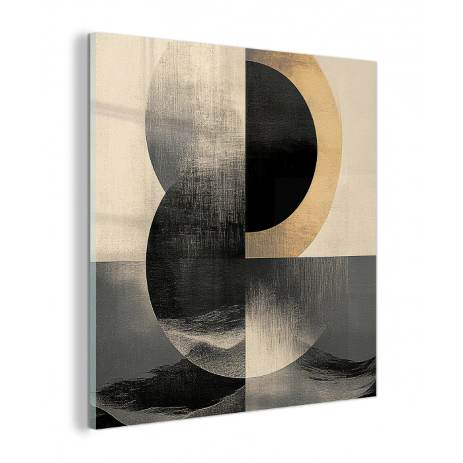 Cirkels - Schaduw - Abstract plexiglas 5mm klein -z3d