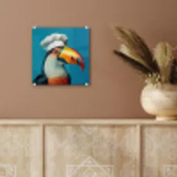 Toekan - Papegaai - Vogel - Koksmuts plexiglas 5mm klein -sfeer5