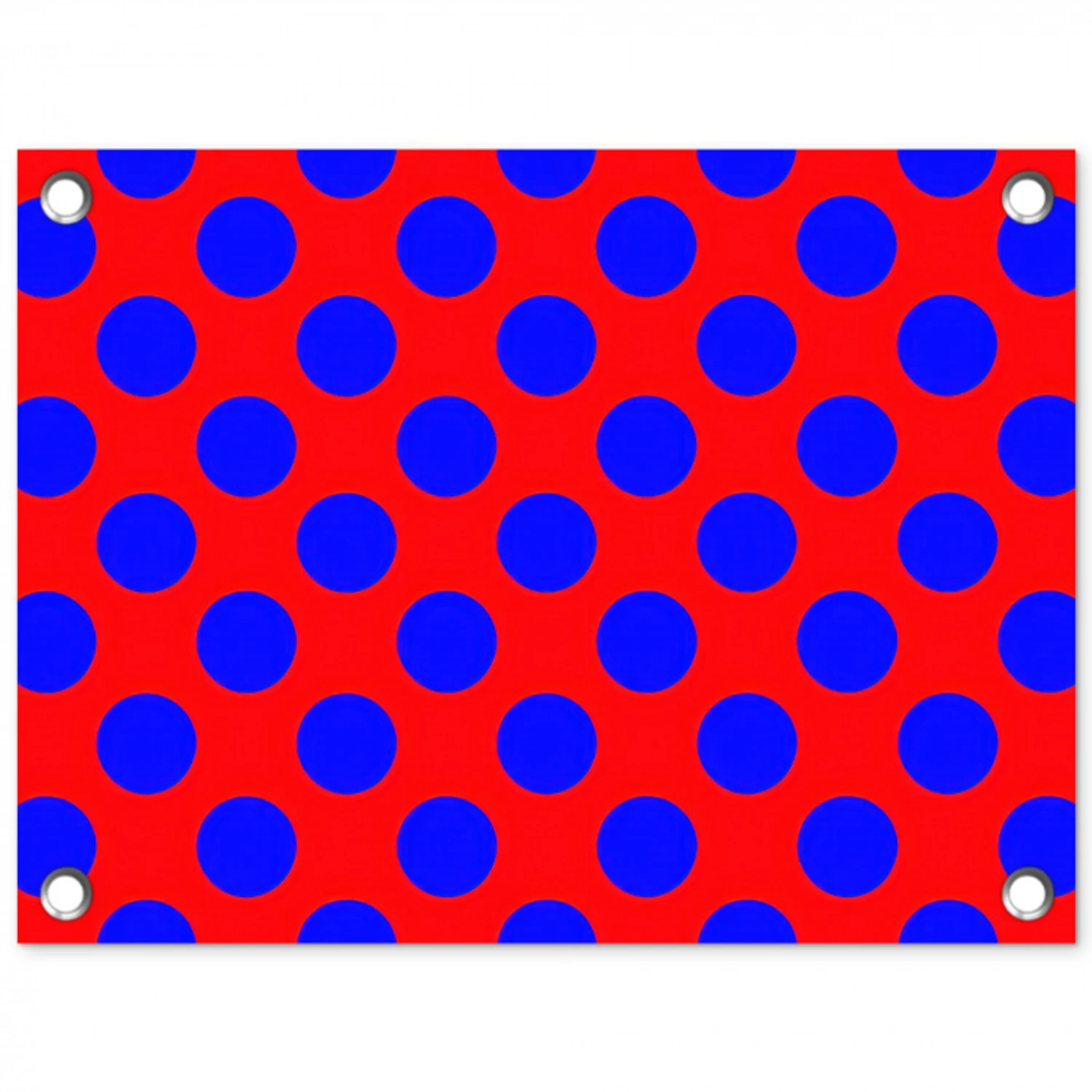 Dots - Klassiek - Rood tuinposter los doek klein 239 -3d