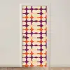 Modern - Patroon - Kleurrijk deurposter klein 289 -3d_beige
