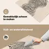 Lijnen - Abstract - Golvend - Zwart Inductie beschemer met haakjes klein -ky-schoon-nl