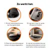 Jungle - Bomen - Bladeren - Tropical Inductie beschermer vinyl 3mm groot -zzzzzzz-td-werking