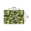 Groen - Geel - Camouflage - Patroon Placemat vinyl groot 368 -specs