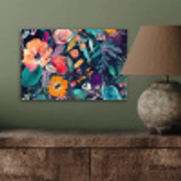 Kleurrijk - Bloemen - Kunst - Natuur - Hippie aluminium wit klein -sfeer2