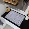 Oceaan - Bubbel - Blauw - Wit Inductie beschemer met haakjes klein 777 -sfeer1