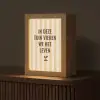 Tuin - Quote - Strepen - Zomer Light Box met kabel (Tafellamp) klein -z3d_website