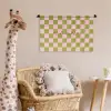 Patroon - Geblokt - Olijfgroen - Amore Wandkleed katoen klein -wsfeer5_kind