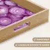 Paars - Uien - Close up Dienblad Rechthoek middel -USP_HandgreepNL