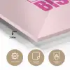 Bisou - Roze - Minimalistisch plexiglas 5mm klein -sfeer2