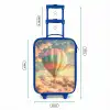 Pastel skyliner Kinderkoffer - Blauw klein -productfoto_formaten