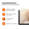 Bloem - Dahlia - Wit Inductie beschermer vinyl 3mm klein -zzzzzzz-td-ups