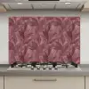 Bladeren - Patroon - Paars keuken achterwand spatscherm klein 900 -3d_website