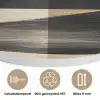 Maan - Cirkel - Goud Akoestische PET Vilt - Rond klein -closeup_NL