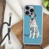 Dalmatiër - Zonnebril - Blauw Hoesje iPhone 16 Pro Max met koord klein -sfeer4