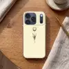 Illustratie - Tulp - Zwart Telefoonhoesje iPhone 17 Pro klein -sfeer1
