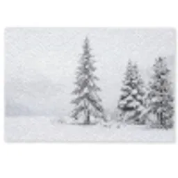 Fijnsparren - Sneeuw - Winter - Landschap - Stilte Deurmat klein -zkaufland3d
