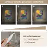 Sportauto - Groen - Verfstrepen - Kleuren Light Box met kabel klein -USP_dimbaarNL