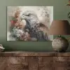 Arend - Adelaar - Vogel - Bloemen - Natuur PET vilt klein -sfeer2