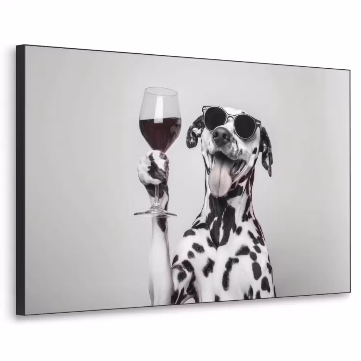 Art Frame - Zonnebril - Dalmatiër - Wijnglas - Tong