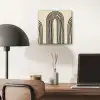 Boogvormen - Zwart - Strak aluminium wit klein -sfeer5