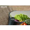 Papieren - Boodschappen - Groente - Kleurrijk Placemat vinyl groot -closeup