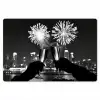 Vuurwerk - Proosten - Skyline - Champagne Placemat vinyl groot -zzsfeer1_Kitchenyeah-website