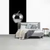 Appel - Metallic - Symmetrisch fotobehang vinyl groot -slaapkamer