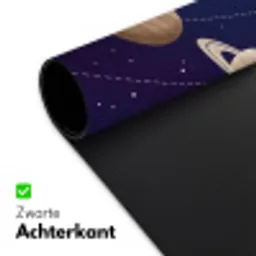 Planetenstelsel - Ruimte - Illustratie Muismat XXL klein -sfeer2