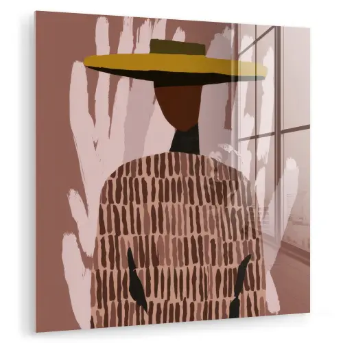 Abstract - Figuur - Illustratie - Hoed plexiglas 5mm klein -zzzproduct_nieuw